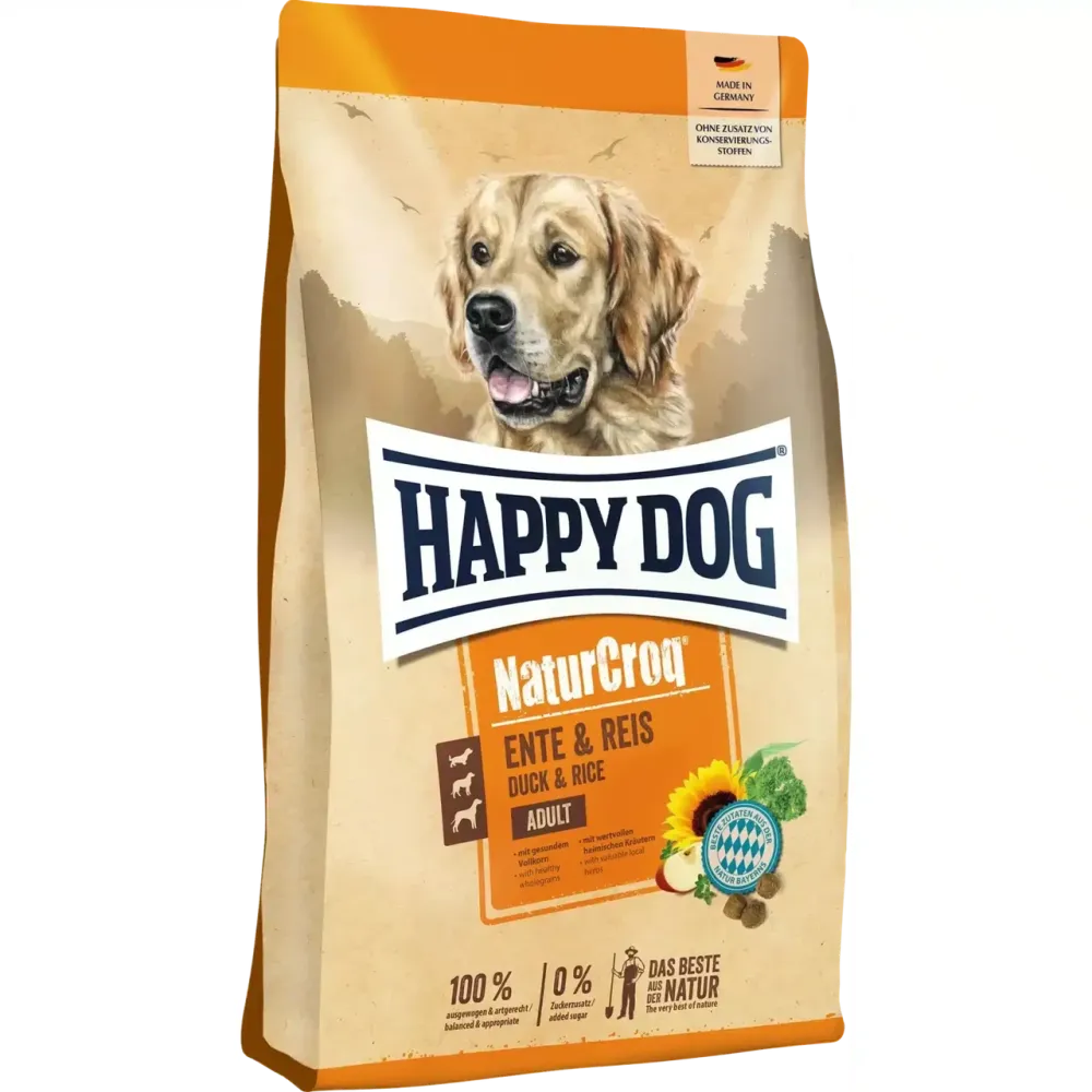 Сухой беззерновой корм Happy Dog NaturCroq Duck&Rice для взрослых собак с уткой и рисом, 11 кг Винница - изображение 1