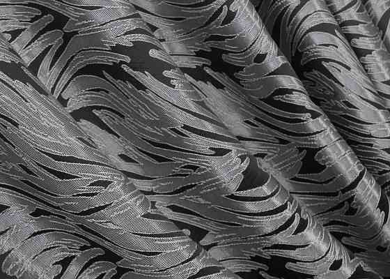 Комплект готових штор VR-Textil Жакард Magic № 1610ш Чорний з сірим 145х270 см 2 шт (33-0484) Київ