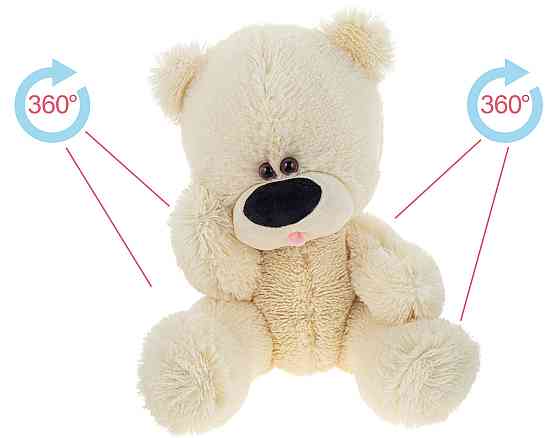 Ведмідь на шарнірах Аліна 50 см Кремовий Київ