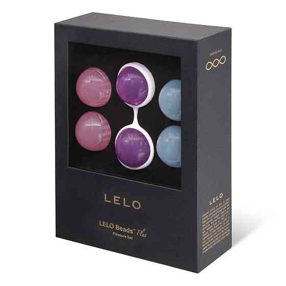 Набір вагінальних кульок LELO Beads Plus, діаметр 3,5 см, змінне навантаження 2х28, 2х37 та 2х60 г Sex Aura Київ