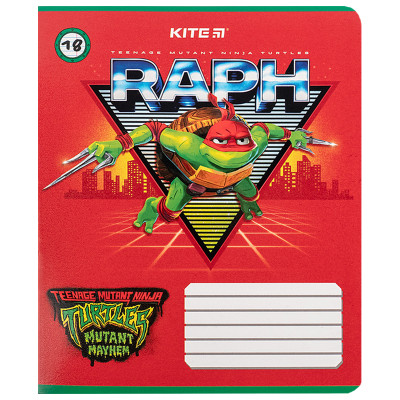 Тетрадь Kite Ninja Turtles, 18 листов, линия (NT24-237) Винница - изображение 3