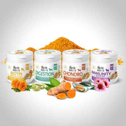Витамины Brit Vitamins Chondro для собак для суставов 60 таблеток Киев