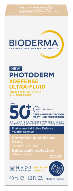 Біодерма Фотодерм XDefense Ікс Дефенс тональний ультрафлюїд  SPF50+ тон 01 40мл Дніпро - фото 2