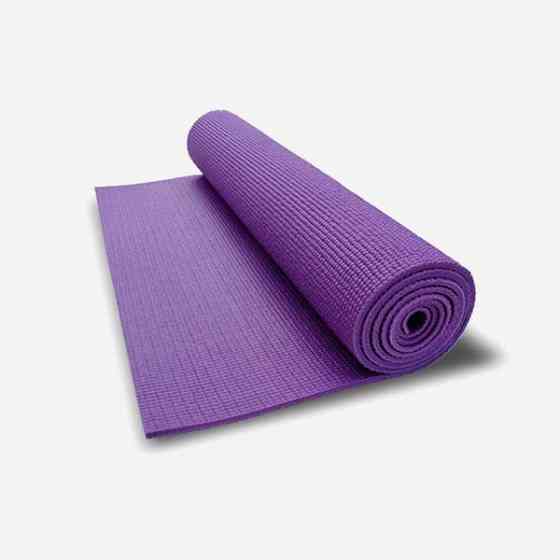 Коврик для фитнеса, йоги Yoga Mat (рр. 173см*61см*4мм) Вишнёвое