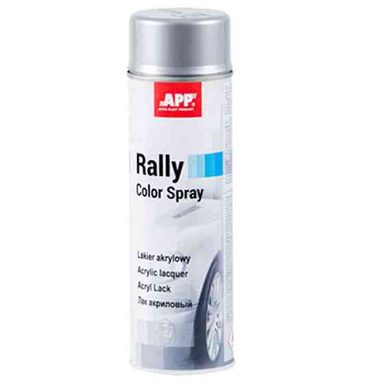 Акрилова аерозольна фарба APP Rally сріблястий 600мл 210114 Київ