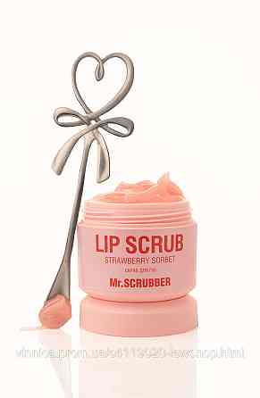 Cкраб для губ Lip Scrub Strawberry Sorbet із ароматом полуничного сорбету Mr.SCRUBBER 35 г Чернівці