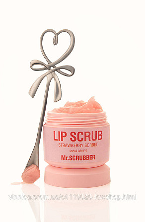 Cкраб для губ Lip Scrub Strawberry Sorbet із ароматом полуничного сорбету Mr.SCRUBBER 35 г Чернівці - фото 3