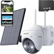 Камера Iegeek Solarna Kamera Zewnętrzna Bezprzewodowa Wifi 64Gb Київ