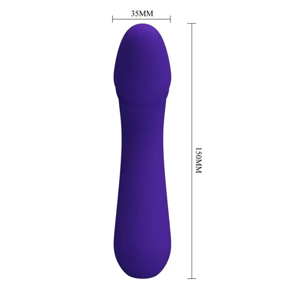 Вибромассажер для стимуляции точки G Pretty Love - Cetus Dark Purple, BI-014723-3 Sex Aura Киев - изображение 9