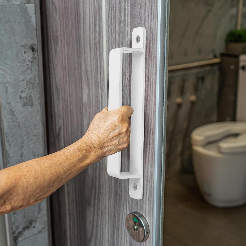 Ручка дверная Модель 032 Белая Чугунная Vintage 156 мм набор 2 для входных и межкомнатных дверей тяжёлая Киев - изображение 3