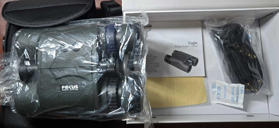 Бінокль Focus Eagle 10x42 RF 1500 м з далекоміром. Київ - фото 5