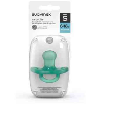 Пустышка Suavinex силиконовая анатомическая, 6-18 мес. зеленая (307252) Винница