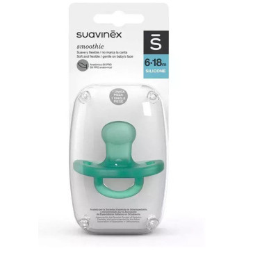 Пустышка Suavinex силиконовая анатомическая, 6-18 мес. зеленая (307252) Винница - изображение 2