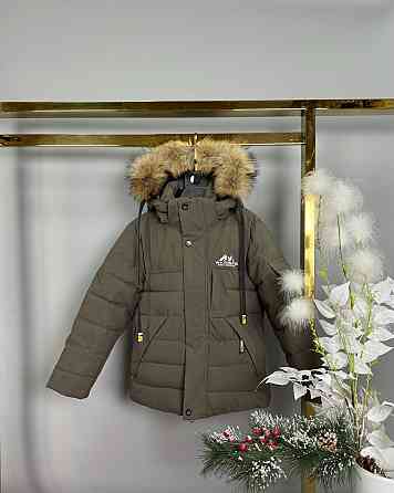 Детская зимняя курточка для мальчика на 7,8 лет на холофайбере Николаев