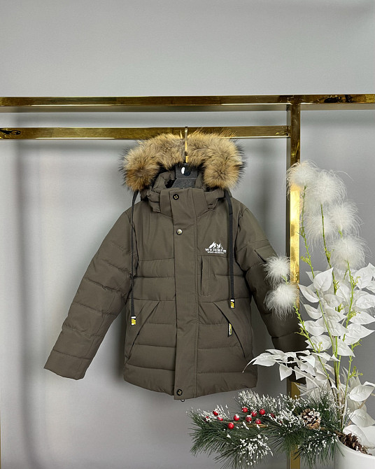 Детская зимняя курточка для мальчика на 7,8 лет на холофайбере Николаев - изображение 1