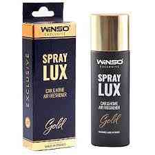 Освіжувач повітря WINSO Spray Lux Exclusive 55 мл Gold — вишуканий аромат для салону авто та приміщень Ковель