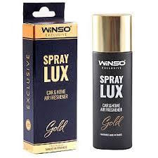 Освіжувач повітря WINSO Spray Lux Exclusive 55 мл Gold — вишуканий аромат для салону авто та приміщень Ковель - фото 1