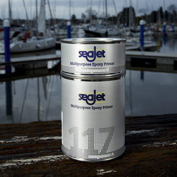 Грунтовка Универсальная для лодок Эпоксидная Серебряно-Серая 1Л Seajet 117 Киев - изображение 1