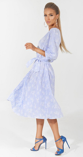 Стильное летнее платье плиссе (44) Киев - изображение 2