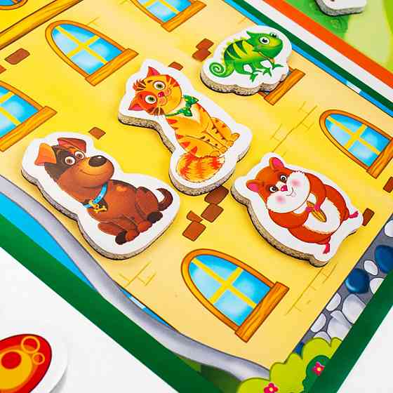 Детская развивающая настольная игра 