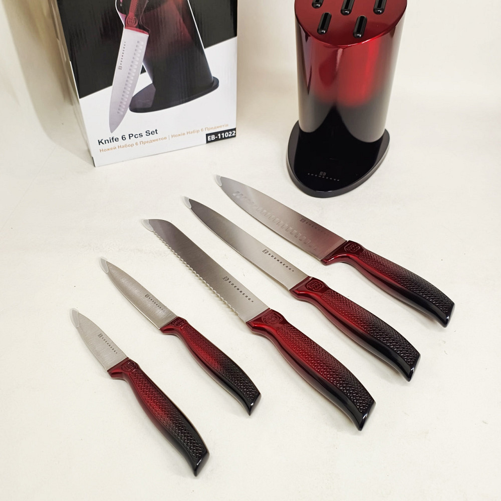 Кухонный нож из нержавеющей стали металлический, Ножи для кухонных нужд, Набор ножей для новой кухни XB-57 Львов - изображение 6