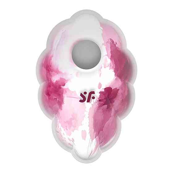 Вакуумний стимулятор з вібрацією Satisfyer Cloud Dancer Red Sex Aura Київ