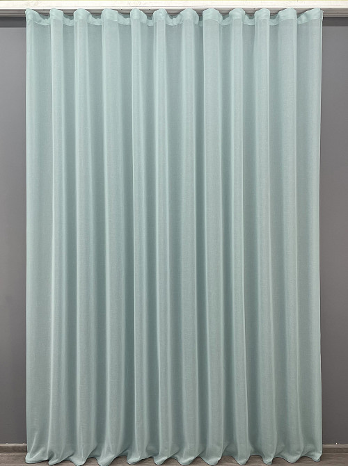 Тюль VR-Textil 1311т Мікро-льон Блакитний 250х270 см (43-173) Київ - фото 3