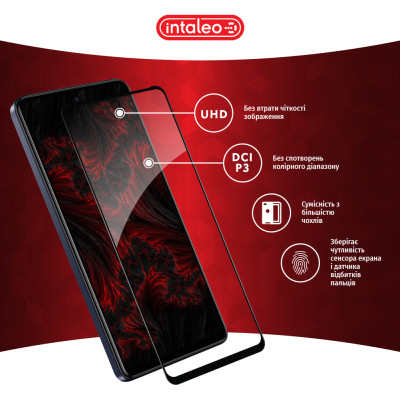 Стекло защитное Intaleo Full Glue Tecno Spark 10 Pro (1283126580628) Винница - изображение 3