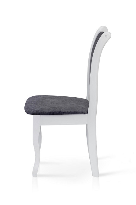 Стілець Лорд, білий/сіра тканина (Вавилон 66) Київ - фото 3