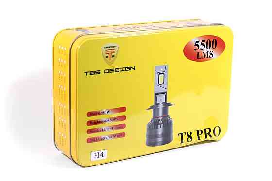 Комплект світлодіодних ламп TBS Design T8 PRO H4 12-24 V 110 W P43t 11000 lm 6000 K Харків