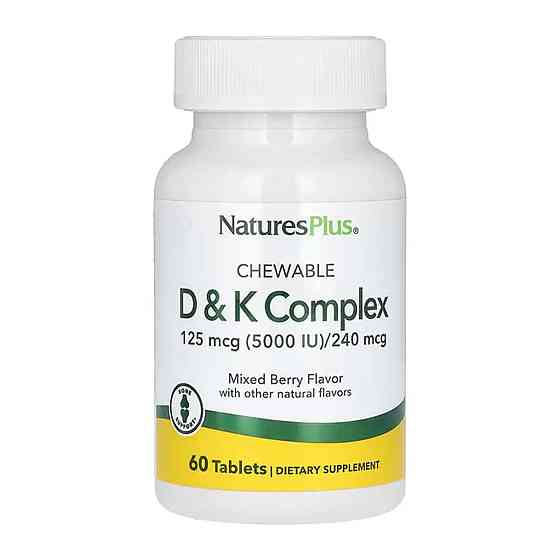 VIT D & K Complex 125mcg 5000 IU/ 240 mcg - 60 tabs Луцьк