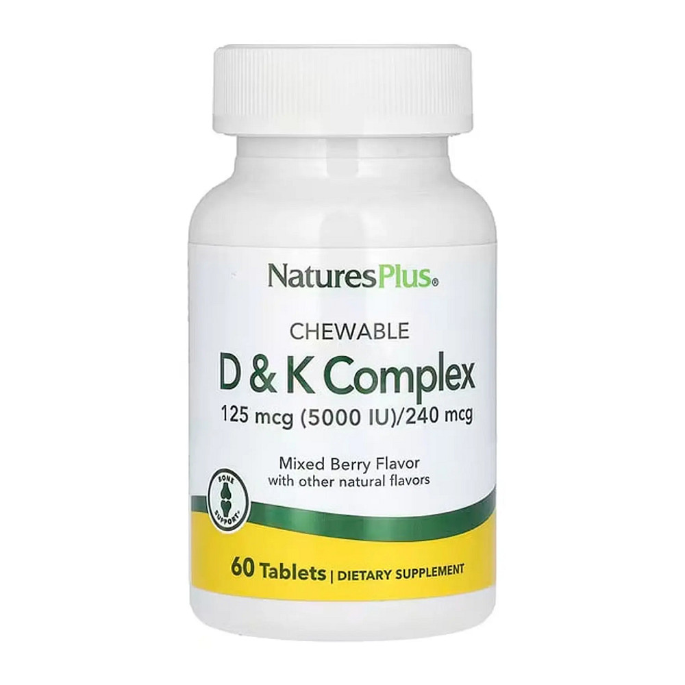 VIT D & K Complex 125mcg 5000 IU/ 240 mcg - 60 tabs Луцьк - фото 1