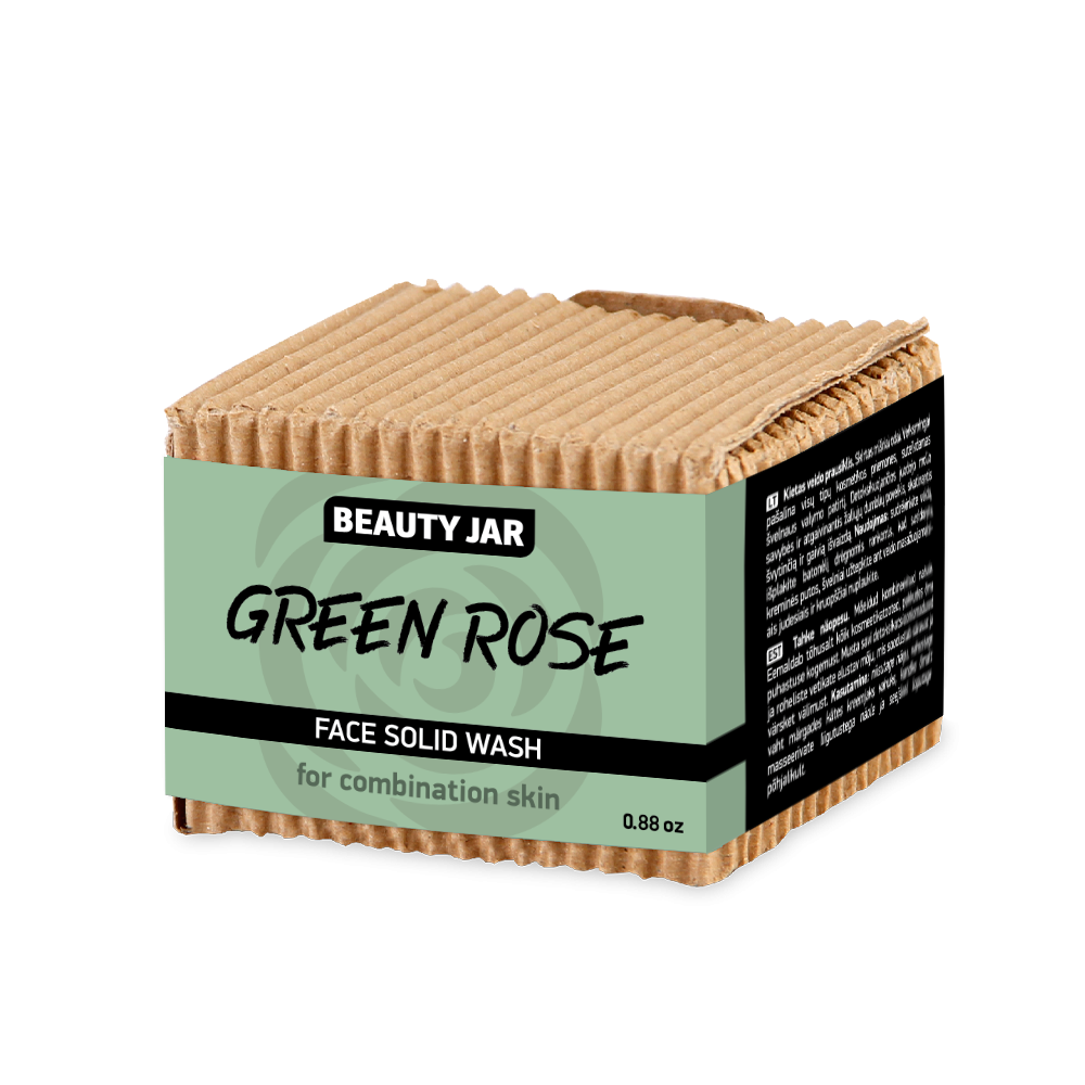 Твердое мыло для лица Зеленая Роза Beauty Jar 25 г Киев - изображение 1