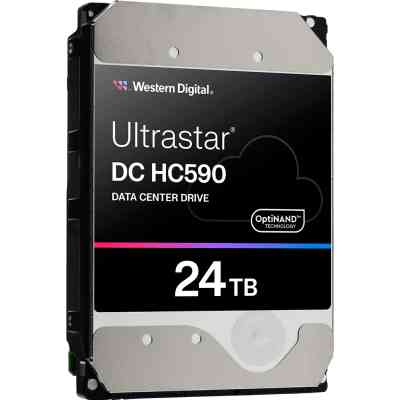 Жесткий диск для сервера WD HDD Server HC590 24TB (3.5, 24TB, 512MB, 7200RPM, SATA 6Gb/s, 512E SE NP3) (WUH722624ALE6L4) Винница
