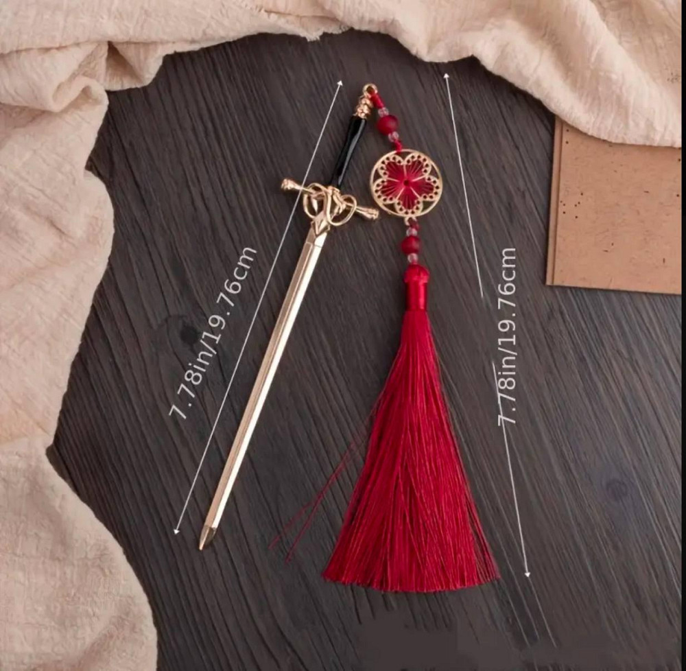 Вінтажна металева закладка "Меч з китицею ". ОригІнальна закладка для книжок. Подарунок для книголюб Київ - фото 4