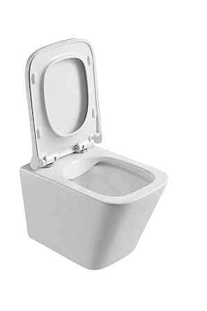 Унитаз подвесной Mixxus Premium Quadro-0301-R 490x340x360mm, система смыва Rimless (MP6452) Киев