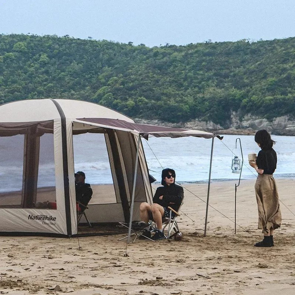 Стійки для тенту сталеві оцинковані Naturehike Steel poles Updated NH19PJ042, 25мм*2.4м, сірі (2 шт) Киев - изображение 3