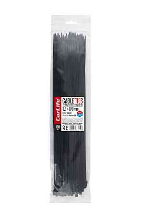 Хомути пластикові чорні 3,6x370мм, 100шт Киев