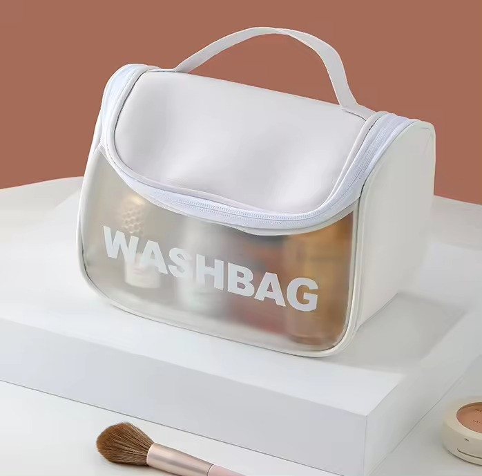 Косметичка, дорожня для подорожей, органайзер для аксесуарів у ванну та душ, водонепроникна, з ручкою Кам'янець-Подільський - фото 2