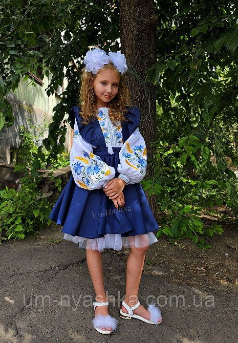 Красивый школьный сарафан регулируемые бретели 116-146 Кривой Рог - изображение 1