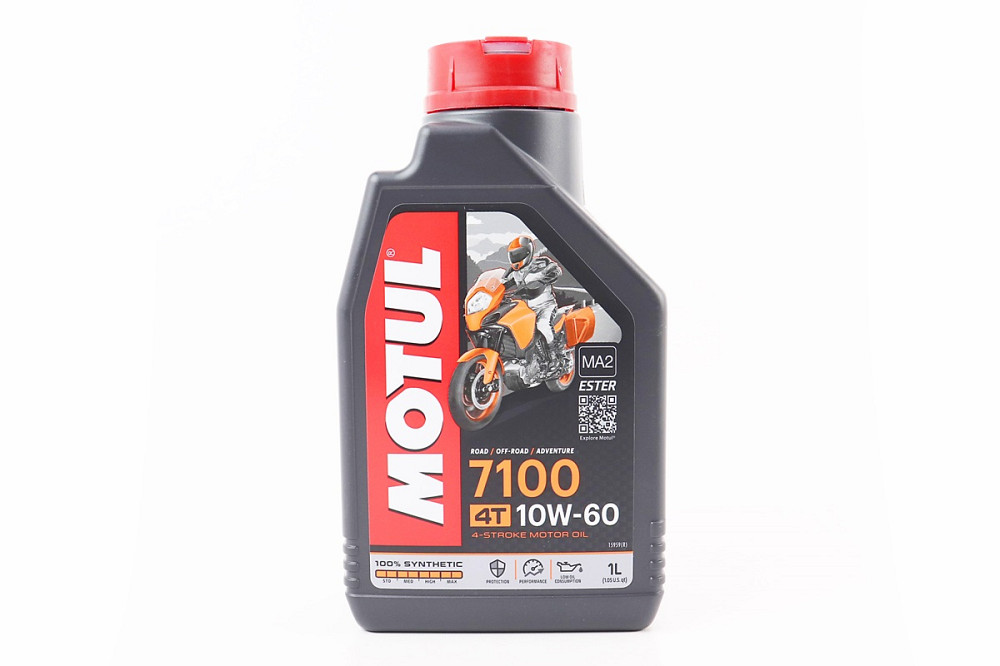 Олива 4T 10W-60 - синтетична мотоциклетна "7100 SYNTHETIC 100%", 1L Бершадь - фото 1