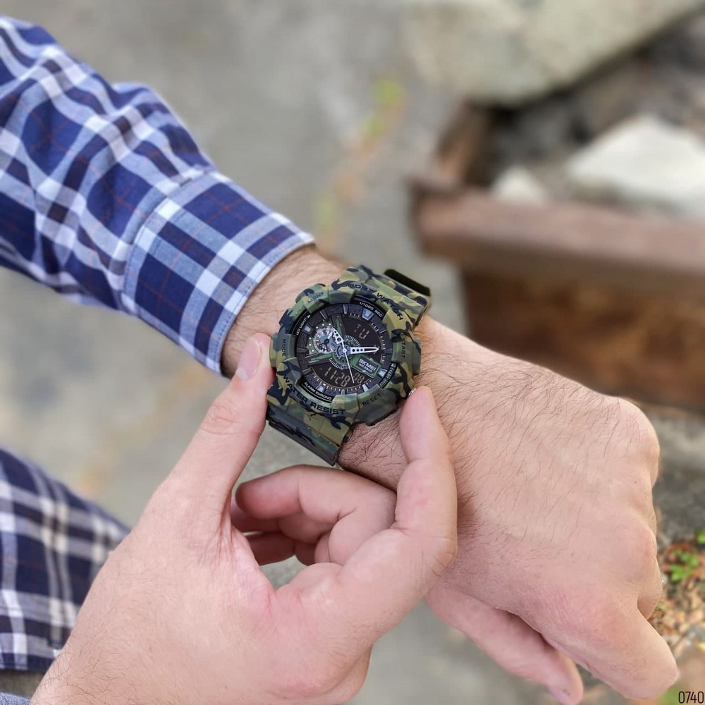 Skmei 1688 Green-Black Military SBR Київ - фото 5