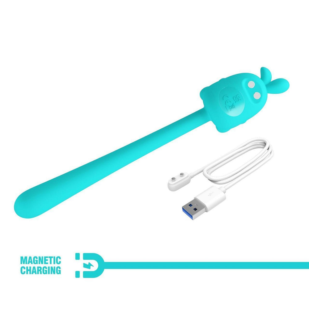 Вібратор CUTE BUNNY, Flirting Stick, 7 vibration functions, Magnetic USB charging Sex Aura Київ - фото 10