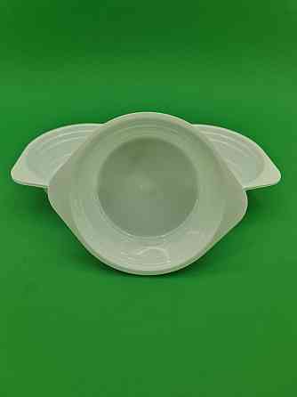 Тарілка одноразова стеклоподобная діаметр 500 мл біла (10 шт) Харків