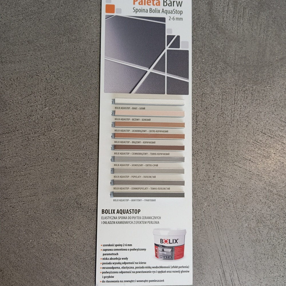 Еластична суміш для затирання швів Bolix AQUASTOP коричневий 2 кг Киев - изображение 4