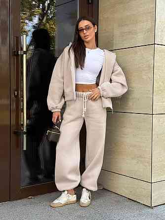 Жіночий теплий костюм на флісі Сірий 42/46 Харків