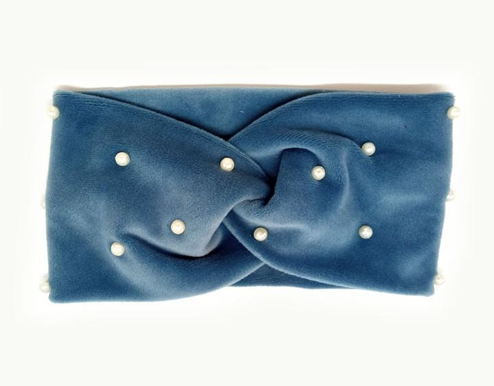 Пов'язка для дівчинки красива синя Київ - фото 1