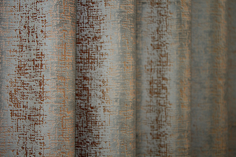 Комплект готових штор VR-Textil Оксамит (бархат) № 1129ш Какао з теракотовим 150х270 см 2 шт (30-940) Київ - фото 8