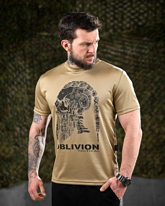 Тактическая потоотводящая футболка OBLIVION strada  coyot ДЛ7056 Одесса - изображение 2