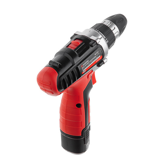 Дриль-шурупокрут акумуляторний, Li-Ion, 12 В, 18 Nm, 0-400/0-1500 об/хв, 1,5 Аг, 2 акумулятора, 2 швидкості INTERTOOL WT-0321 Київ - фото 5